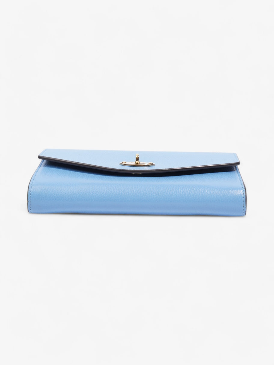 Mulberry Darley Wallet Blue Leather Small Image 5