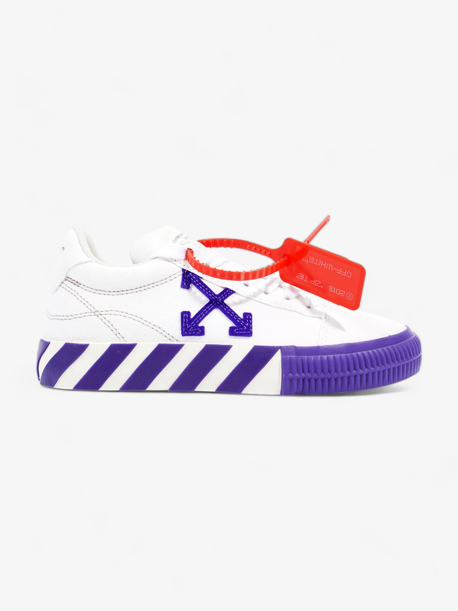 Low Vulcanized White / Violet Canvas EU 35 UK 2 Image 1