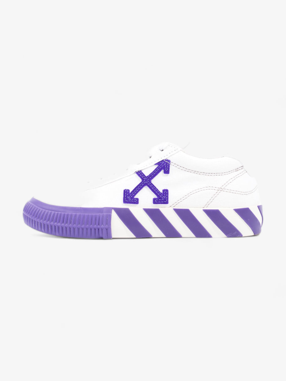 Low Vulcanized White / Violet Canvas EU 35 UK 2 Image 5