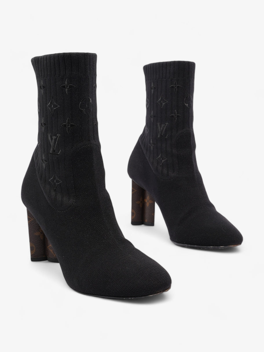Silhouette Ankle Boots 6cm Black / Monogram Fabric EU 41 UK 8 Image 2
