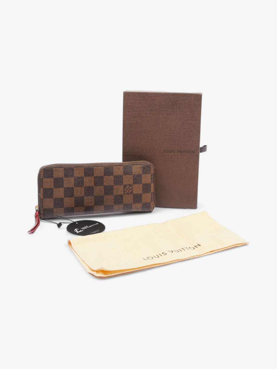 Louis Vuitton Clemence Damier Ebene / Cherry Canvas Image 9