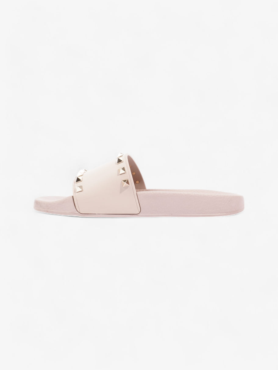 Valentino Rockstud Slides Nude / Gold Rubber EU 39 UK 6 Image 3