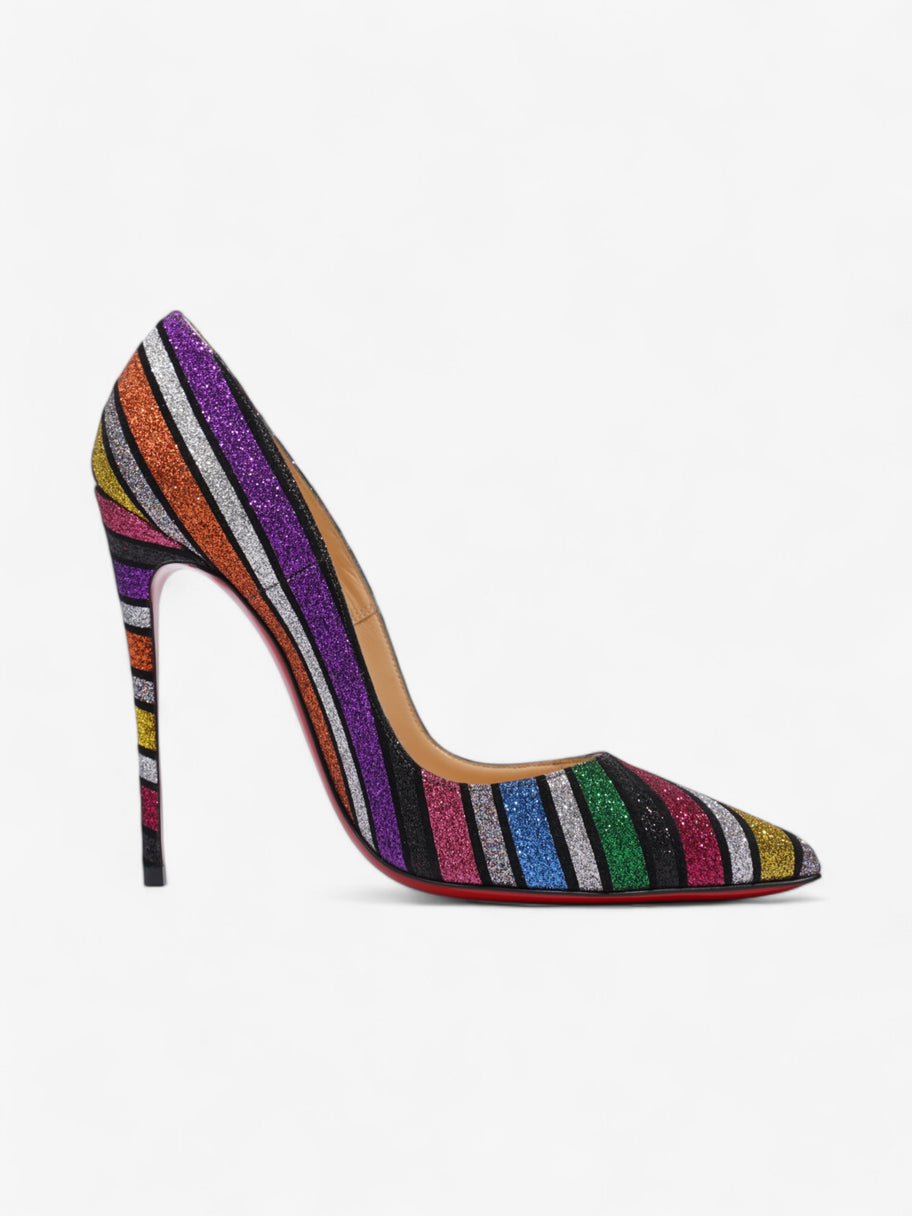 Christian Louboutin So Kate 120 Multicolour Glitter EU 37.5 UK 4.5 Luxe Collective