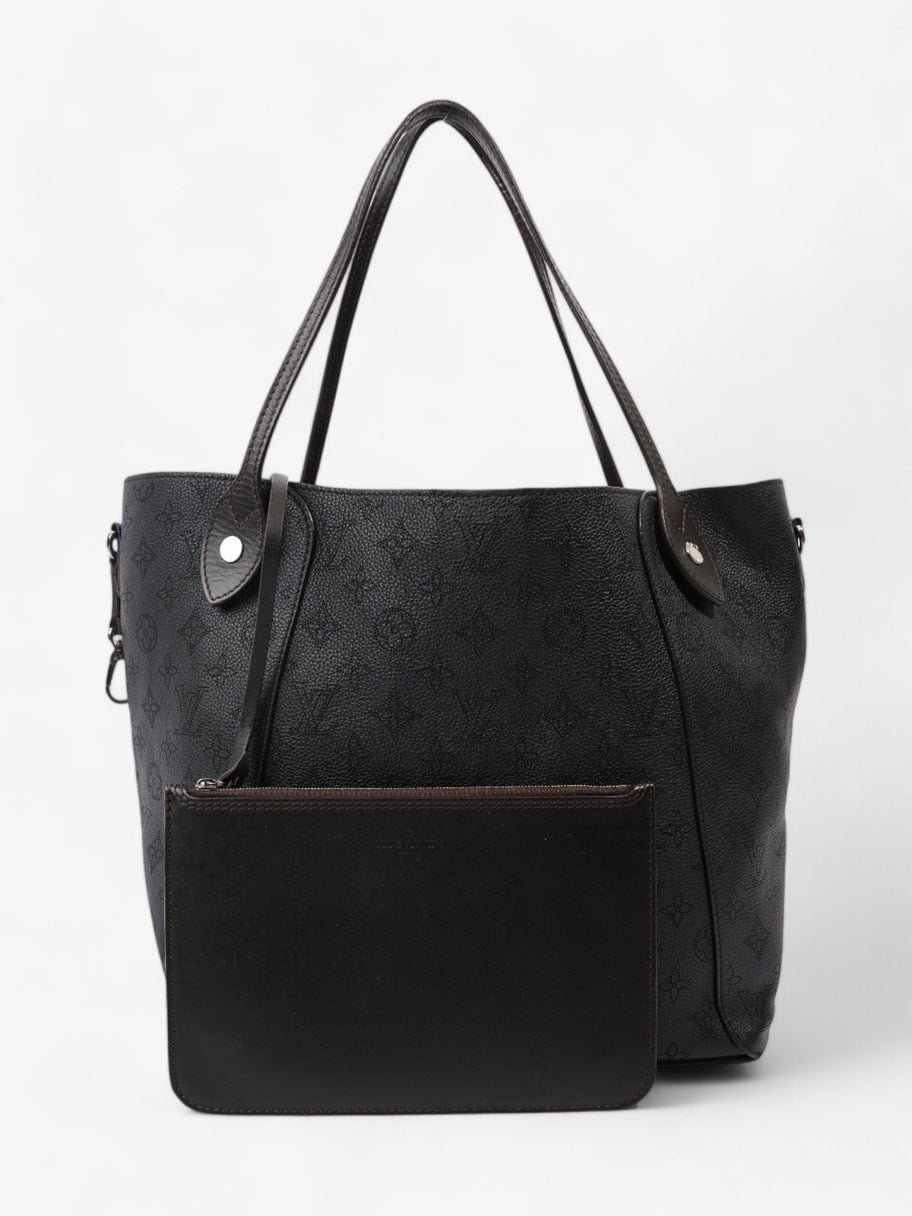 Louis Vuitton Hina Monogram Mahina / Black Calfskin Leather MM Image 3