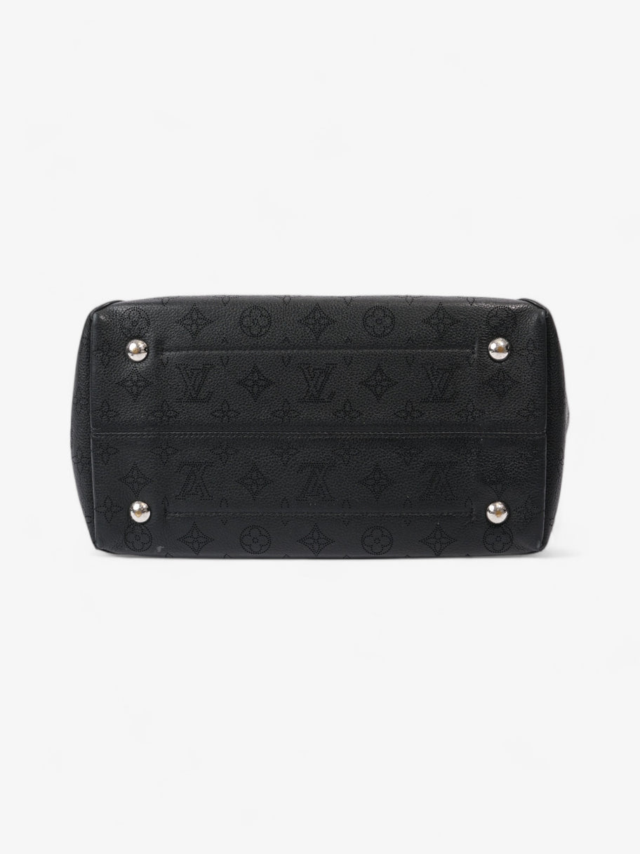 Louis Vuitton Hina Monogram Mahina / Black Calfskin Leather MM Image 7