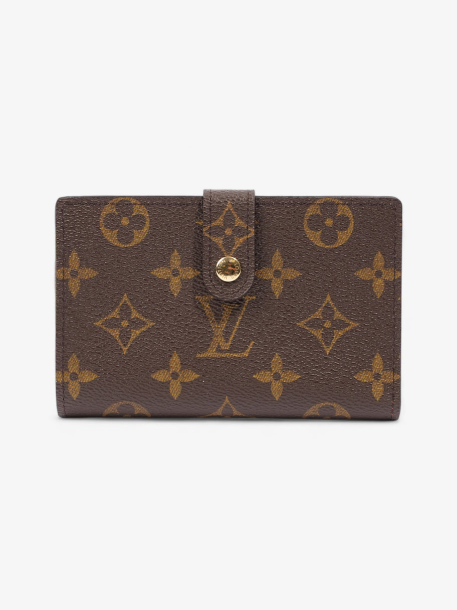 Louis Vuitton French Kisslock Bi-Fold Coin Wallet Monogram Coated Canvas Image 1