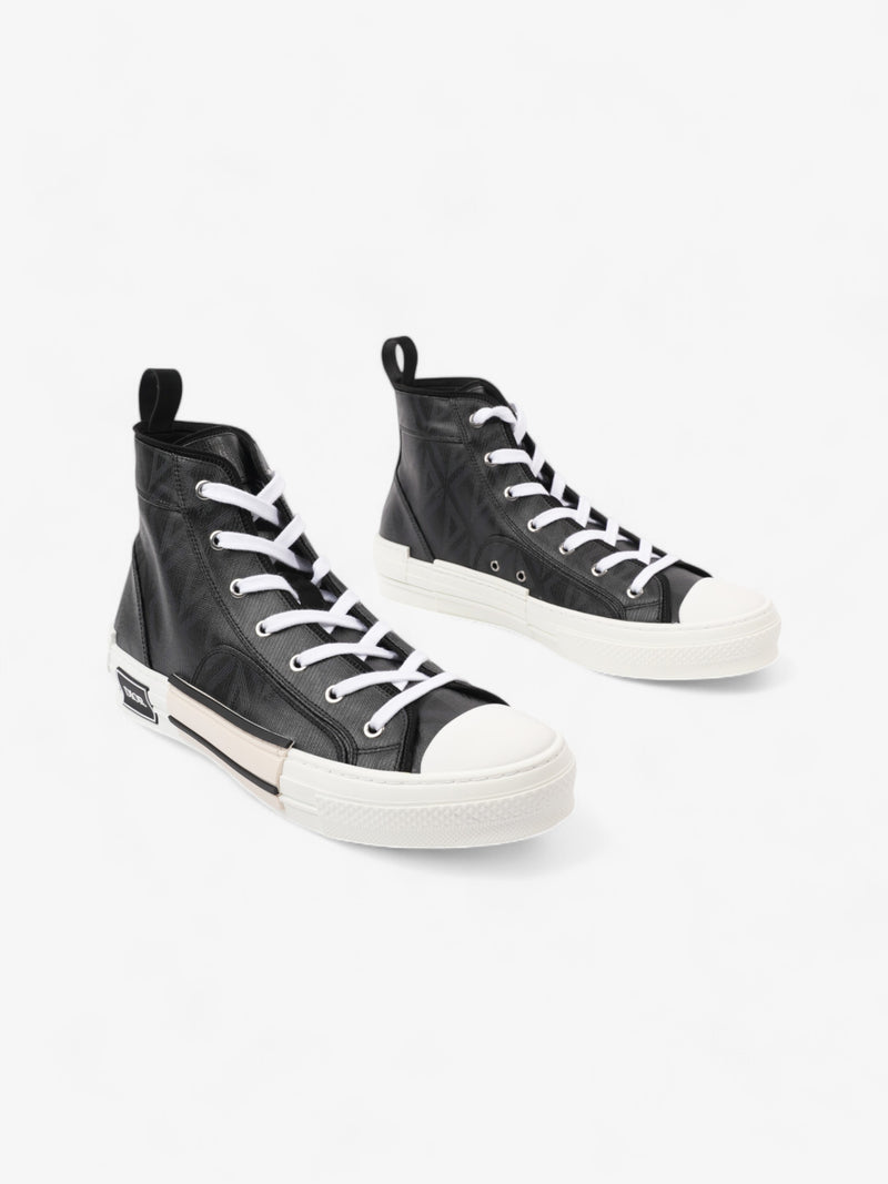  Christian Dior B23 High Top Black / White Canvas EU 43 UK 9