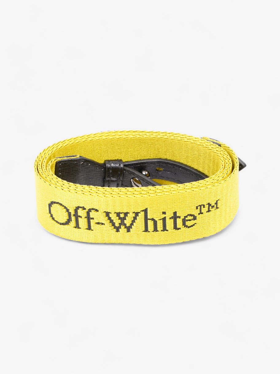 Off White Diagonal Flap Bag Black / White Leather Image 10