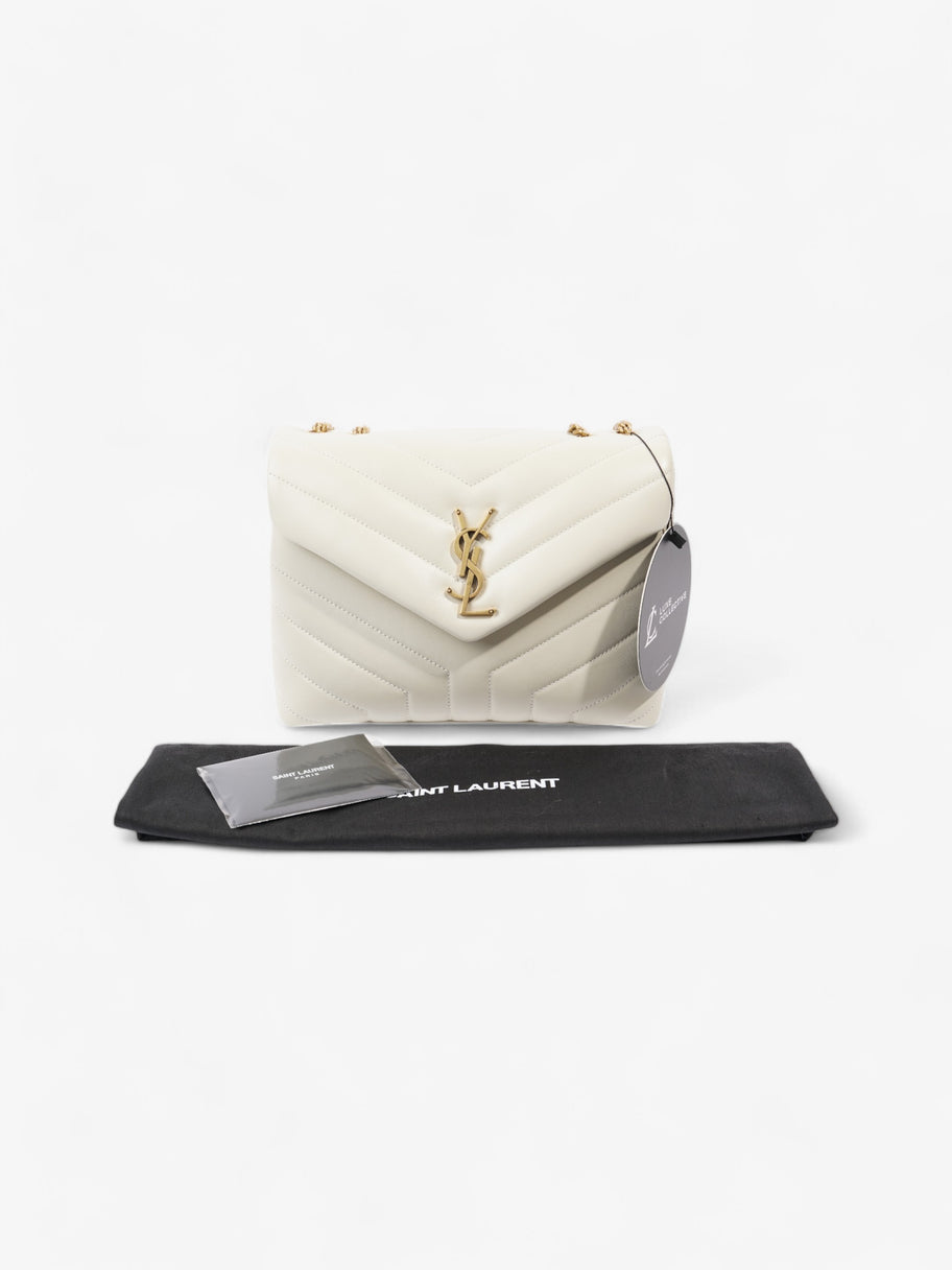 Saint Laurent Lou Lou Cream Calfskin Leather Small Image 10