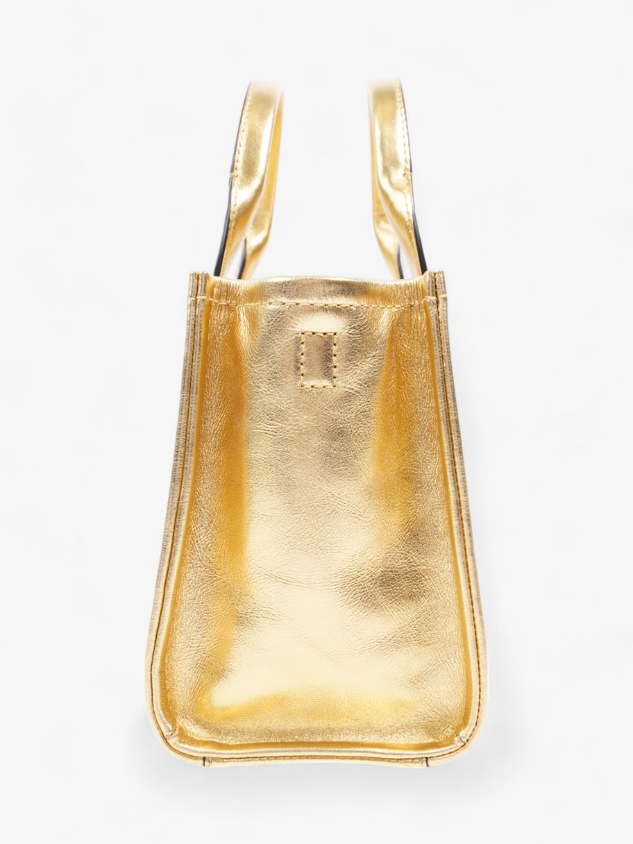 Marc Jacobs The Tote Bag Gold / White Leather Small Image 5