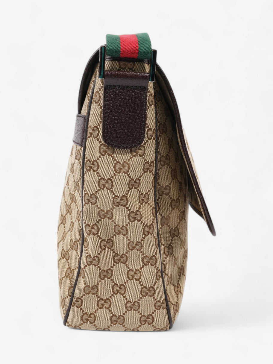 Gucci Messenger Bag Beige / Brown Canvas Image 5