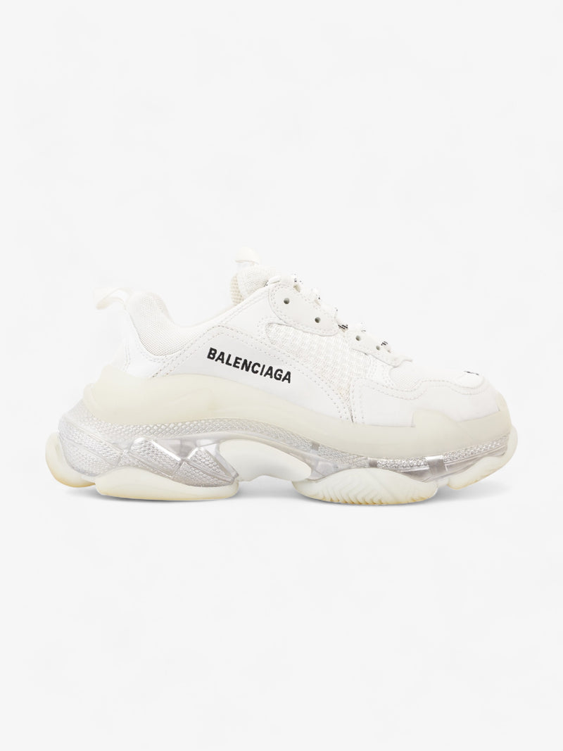  Triple S Clear Sole White Mesh EU 37 UK 4