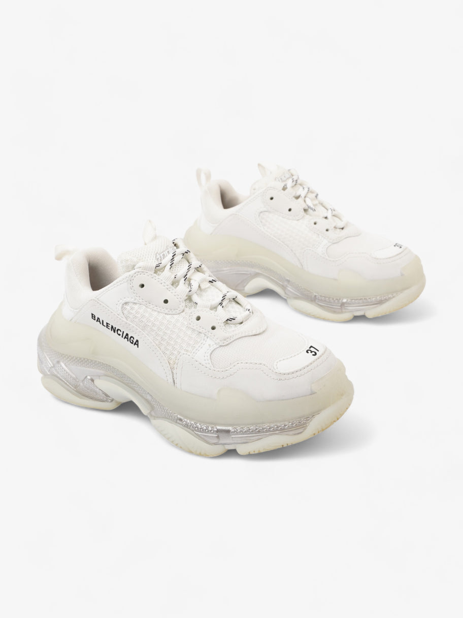 Triple S Clear Sole White Mesh EU 37 UK 4 Image 2