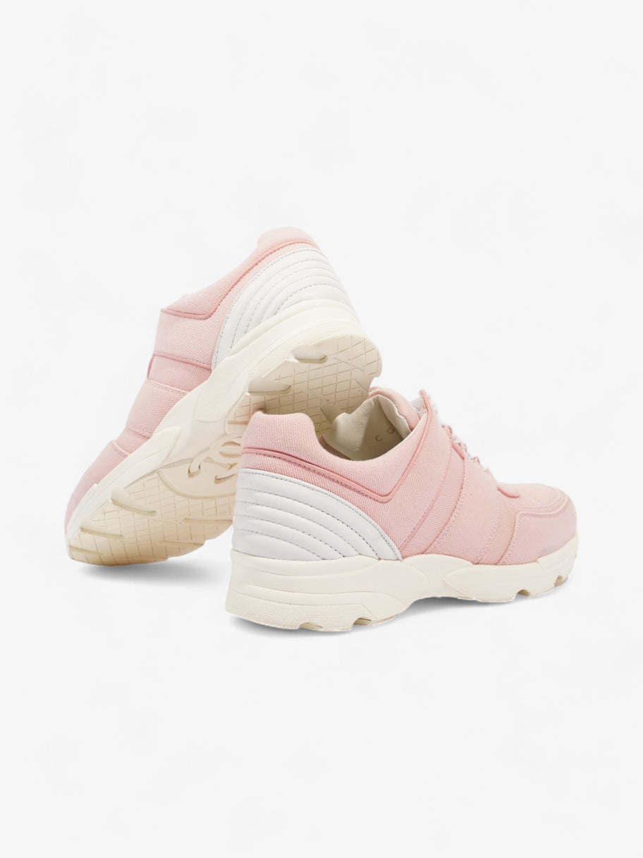 Chanel CC Canvas Sneakers Pink / White Canvas EU 37.5 UK 4.5 Image 9