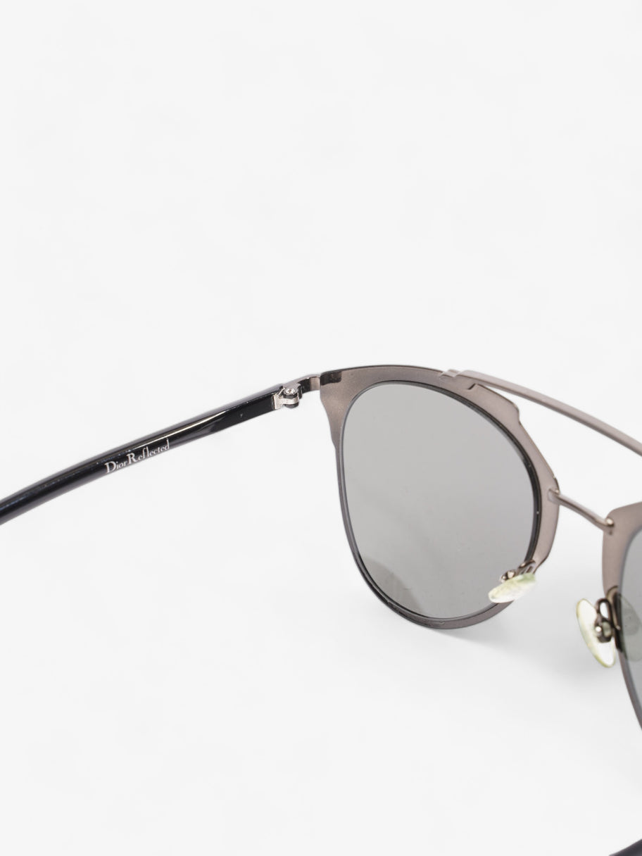 Christian Dior Dior Reflected Sunglasses Metallic Grey Acetate 140mm Luxe Collective