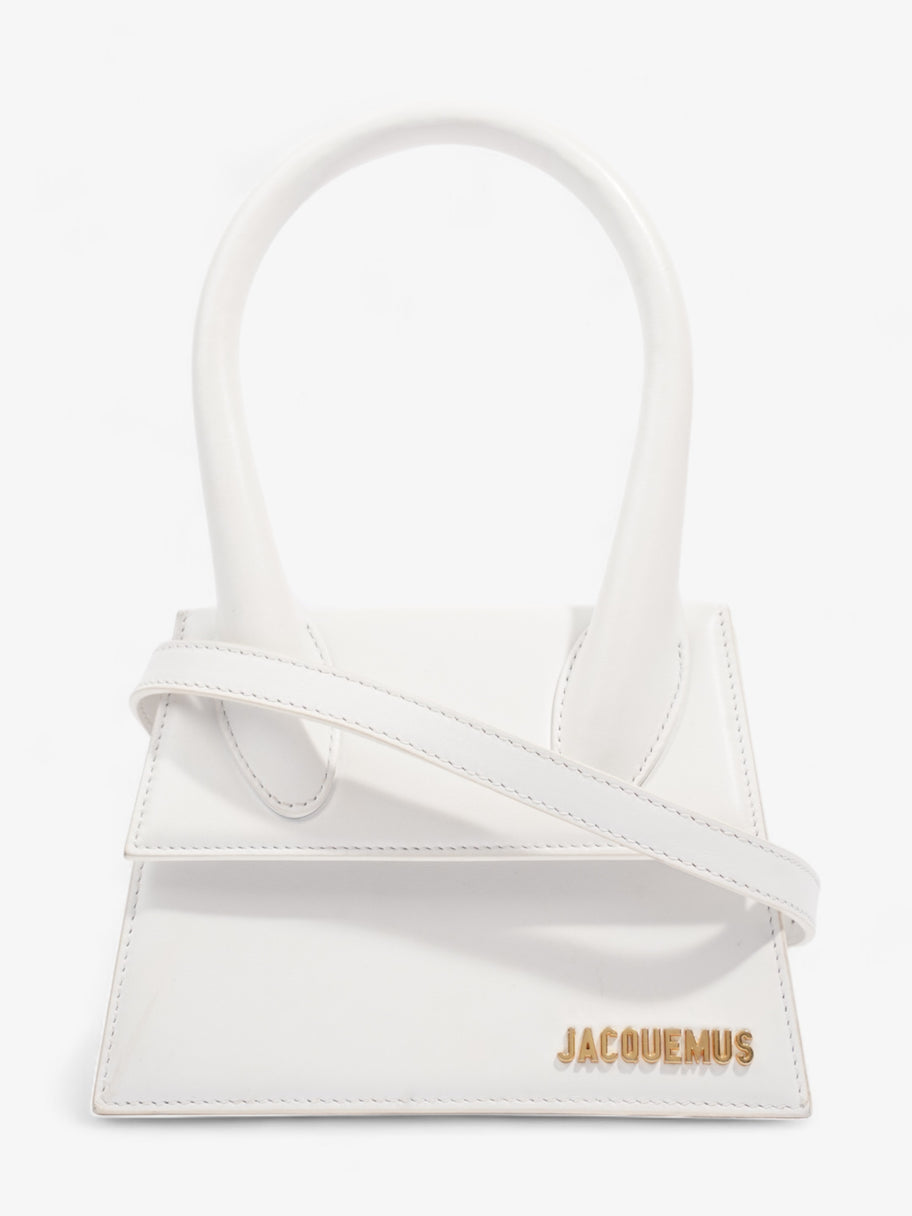 Jacquemus Le Chiquito Moyen White Leather Image 1