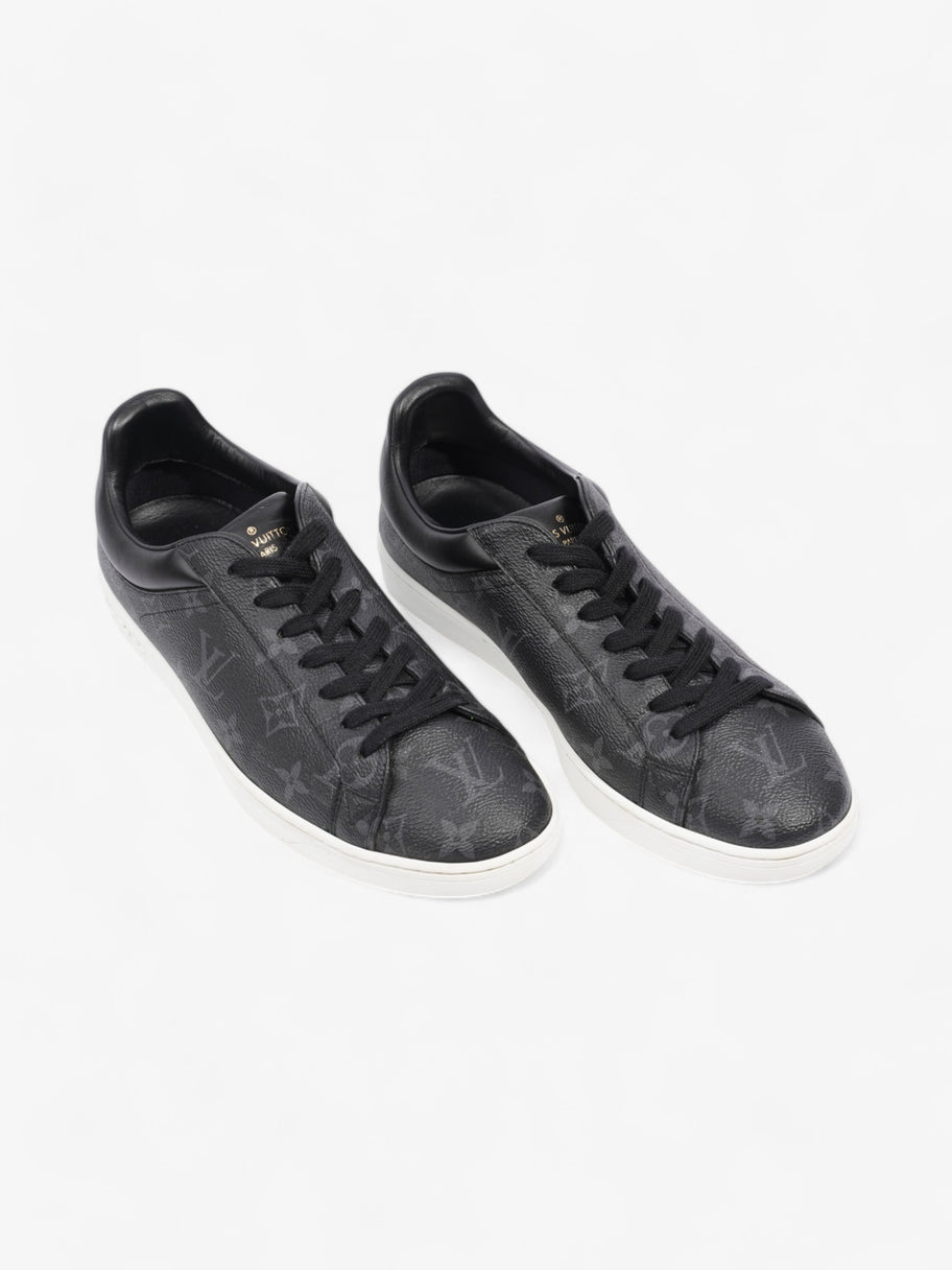 Louis Vuitton Luxembourg Sneaker Black / Grey Leather EU 40.5 UK 6.5 Image 8