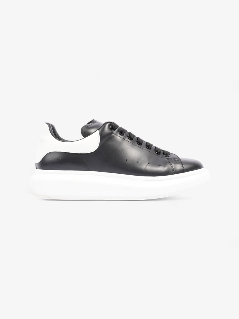  Alexander McQueen Oversized Sneaker Black / White Tab Leather EU 45 UK 11