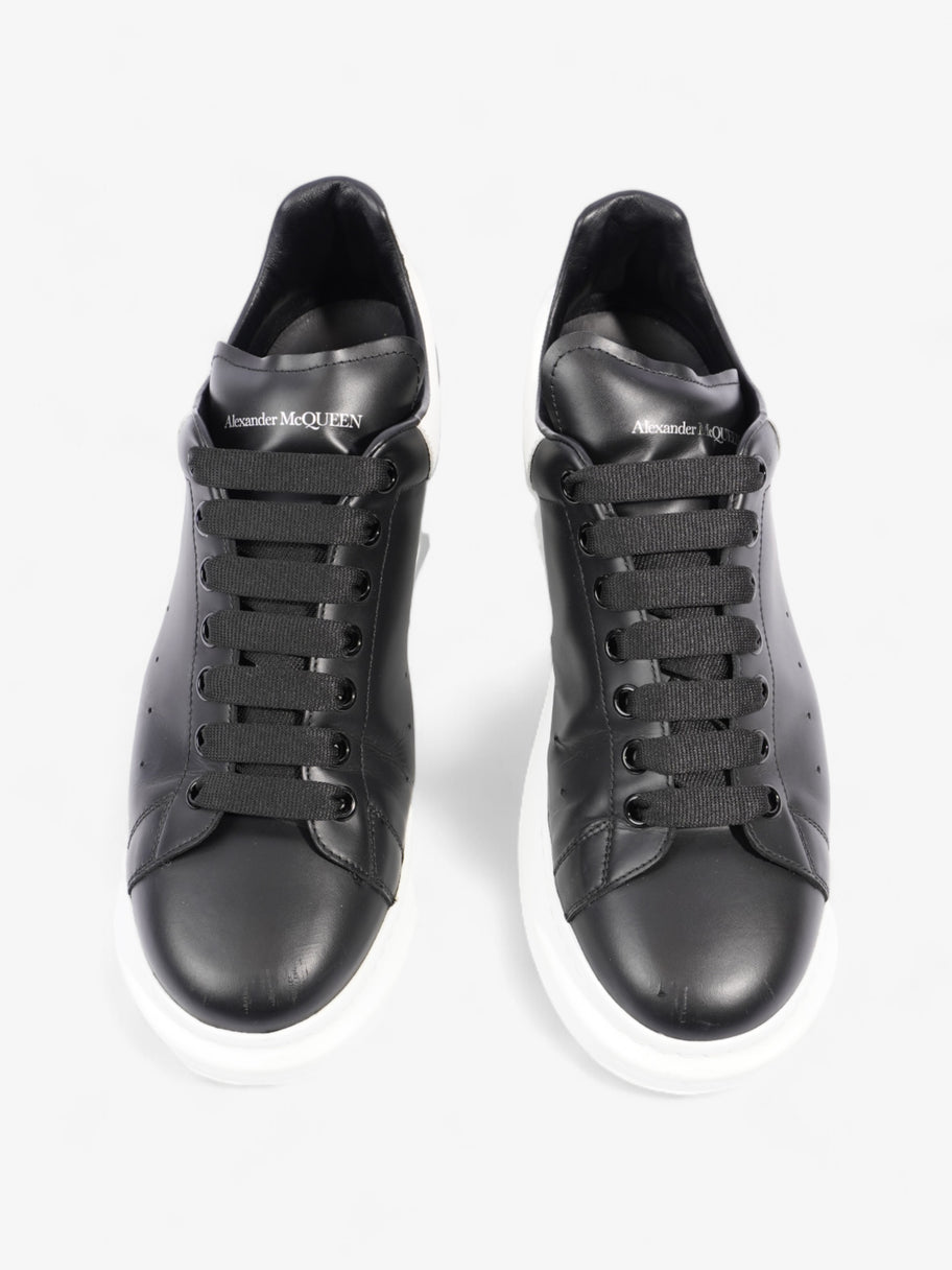 Alexander McQueen Oversized Sneaker Black / White Tab Leather EU 45 UK 11 Image 8