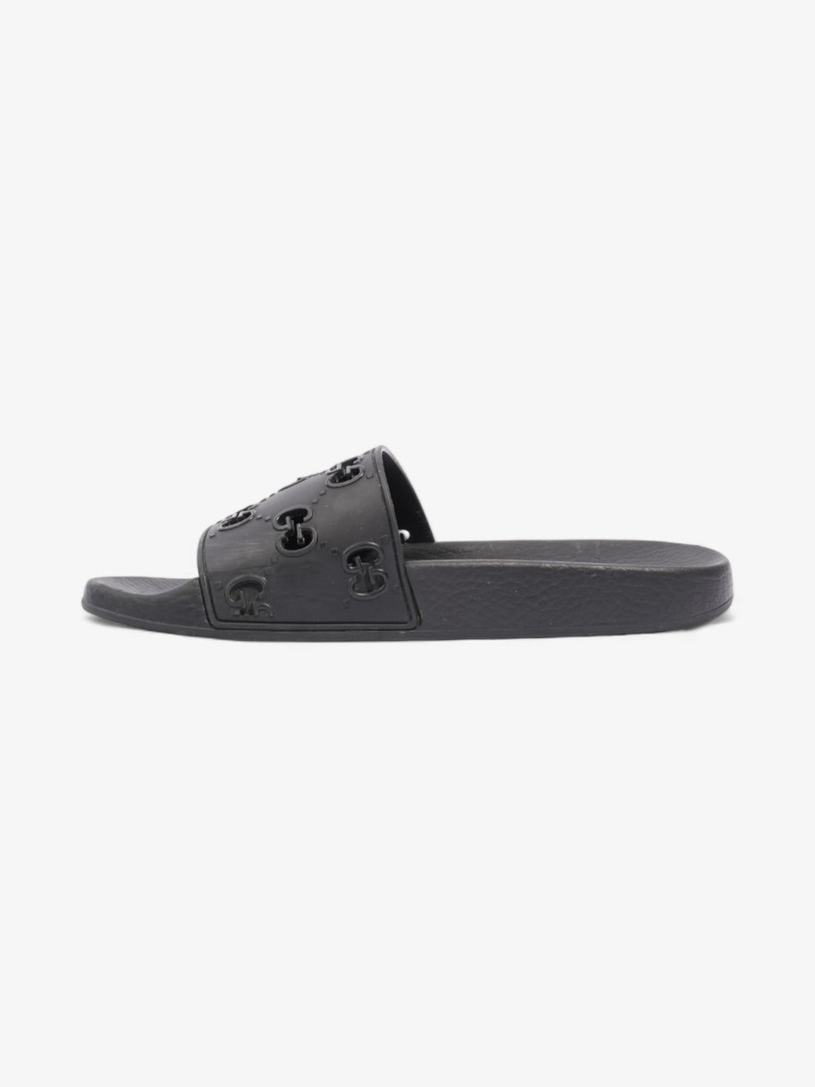 Gucci GG Slides Black Rubber EU 37 UK 4 Image 3