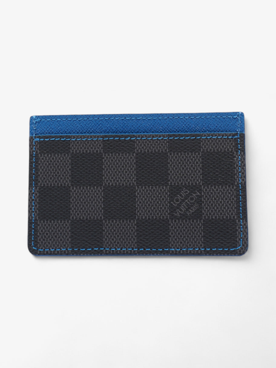 Louis Vuitton Card Holder Damier Graphite / Blue Coated Canvas Image 2