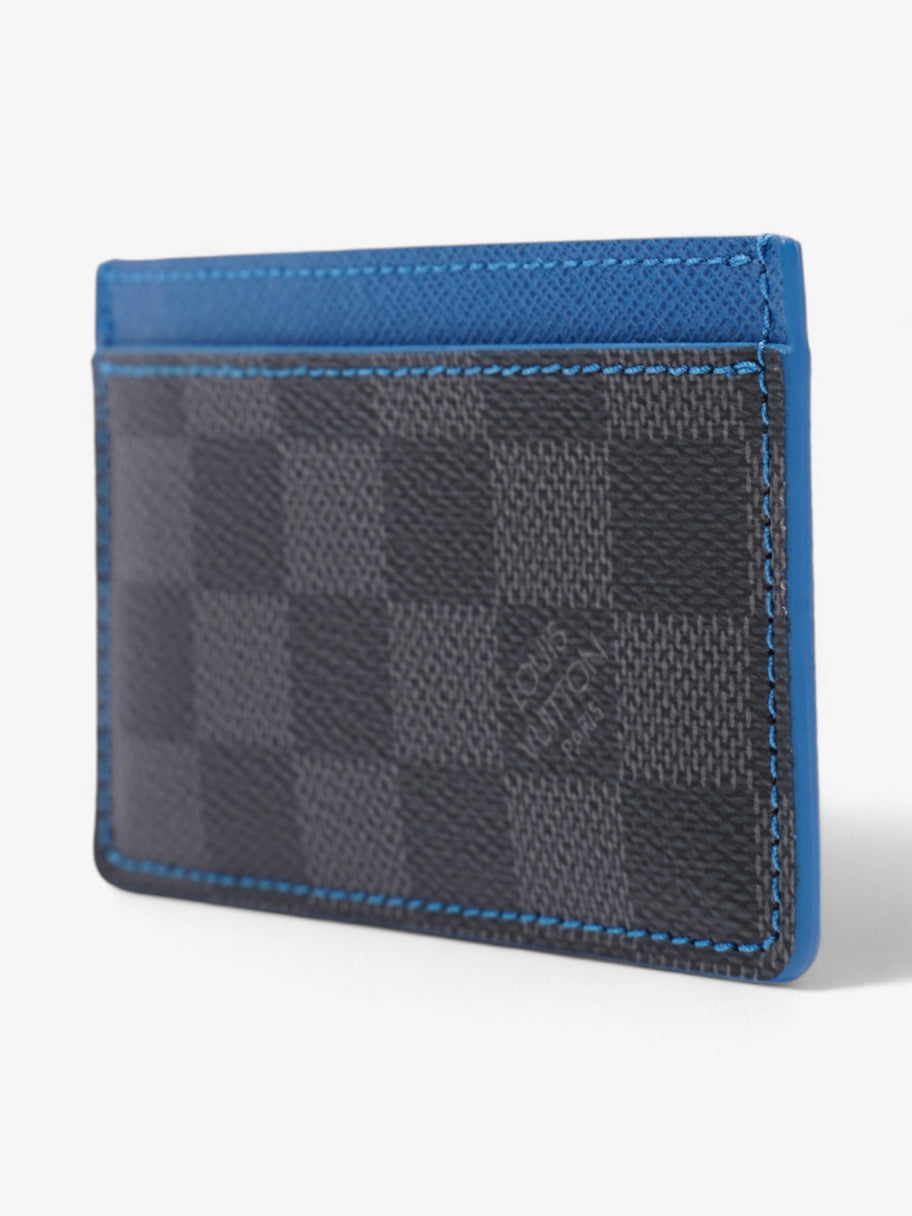 Louis Vuitton Card Holder Damier Graphite / Blue Coated Canvas Image 3