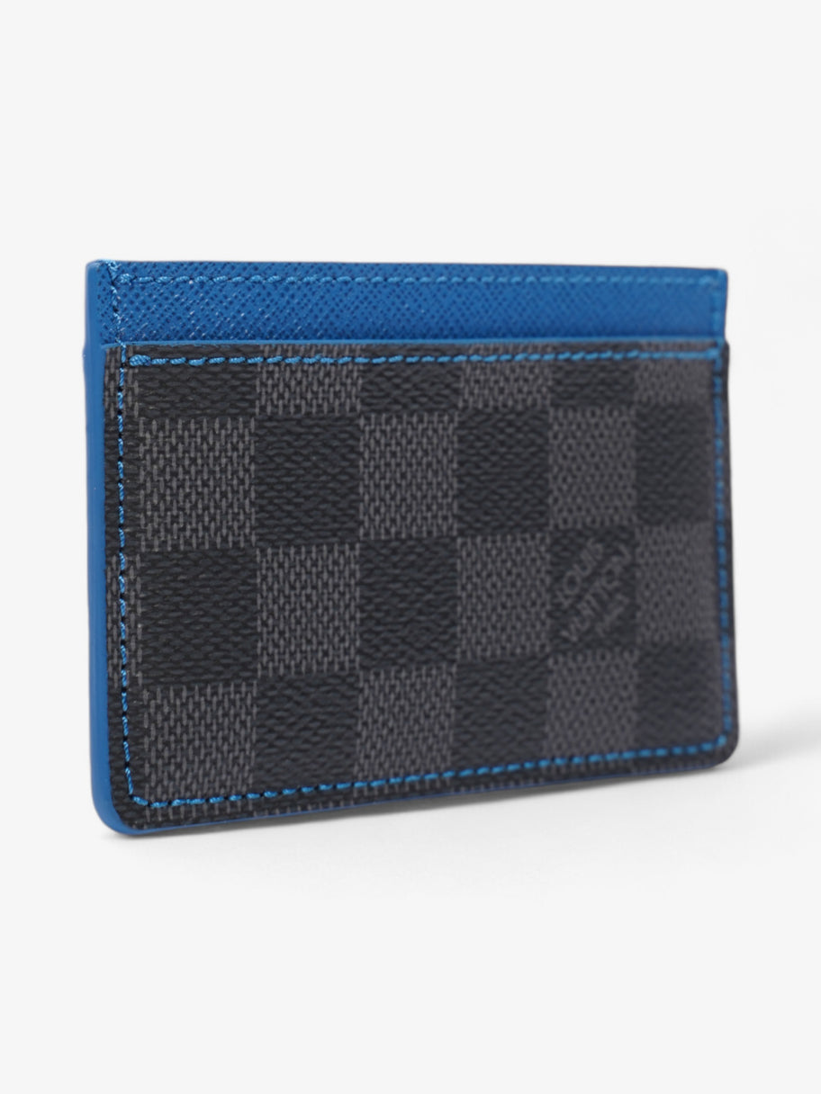 Louis Vuitton Card Holder Damier Graphite / Blue Coated Canvas Image 4