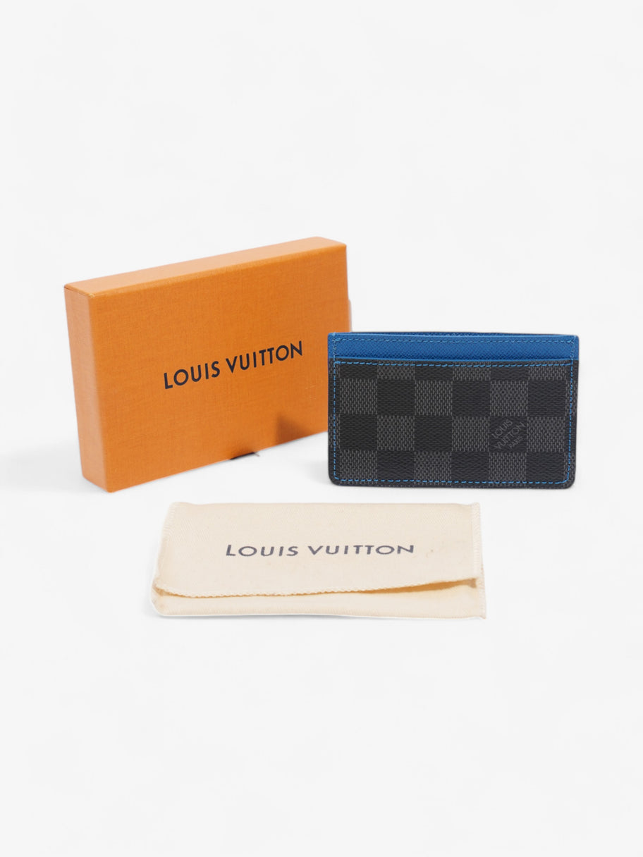 Louis Vuitton Card Holder Damier Graphite / Blue Coated Canvas Image 7