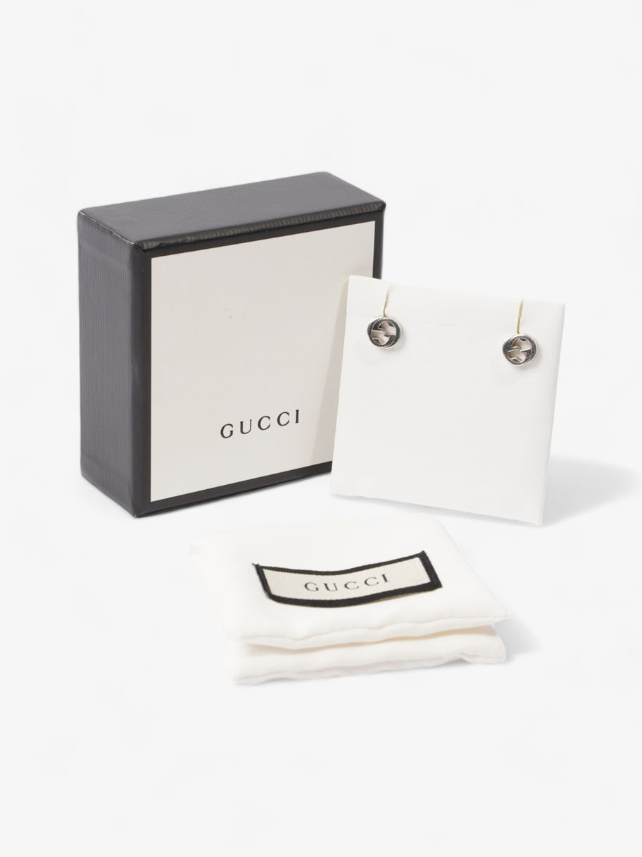 Gucci Interlocking G Stud Earrings Silver Silver Sterling Image 4