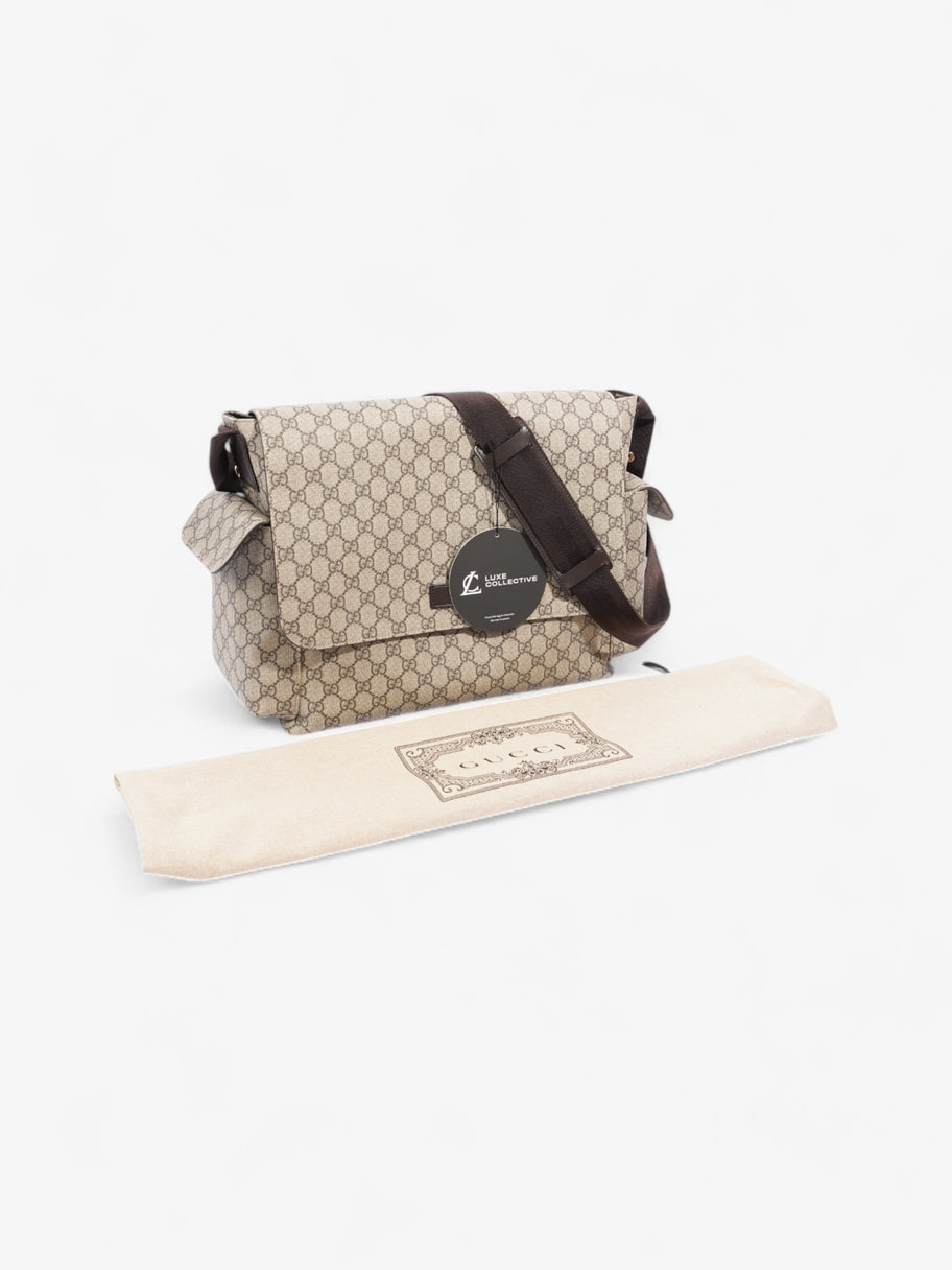 Gucci Baby Changing Bag GG Supreme / Brown Coated Canvas Medium Image 11