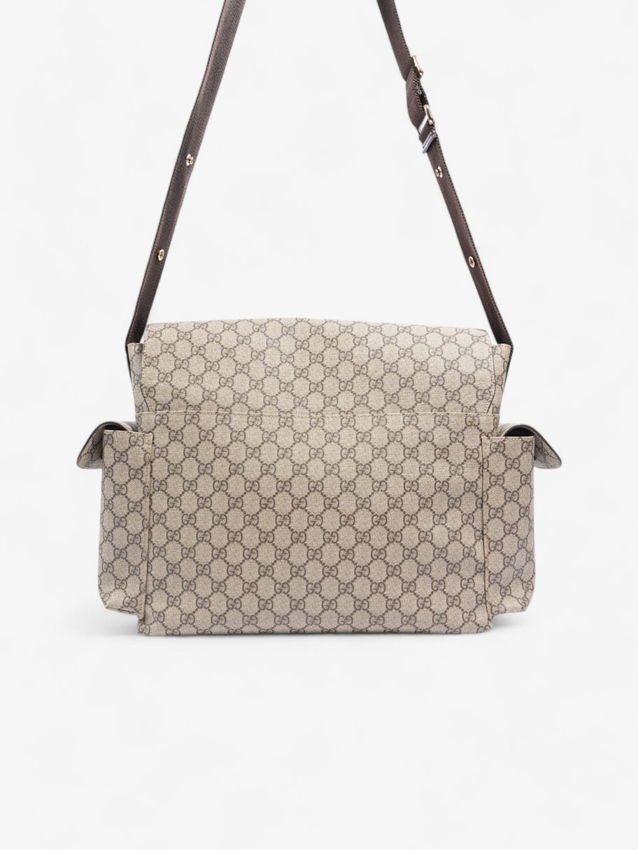 Gucci Baby Changing Bag GG Supreme / Brown Coated Canvas Medium Image 4