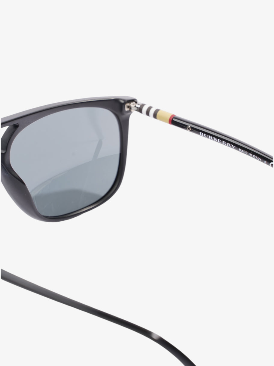 Burberry Aviator Sunglasses Black / House Check Acetate 145mm Image 6