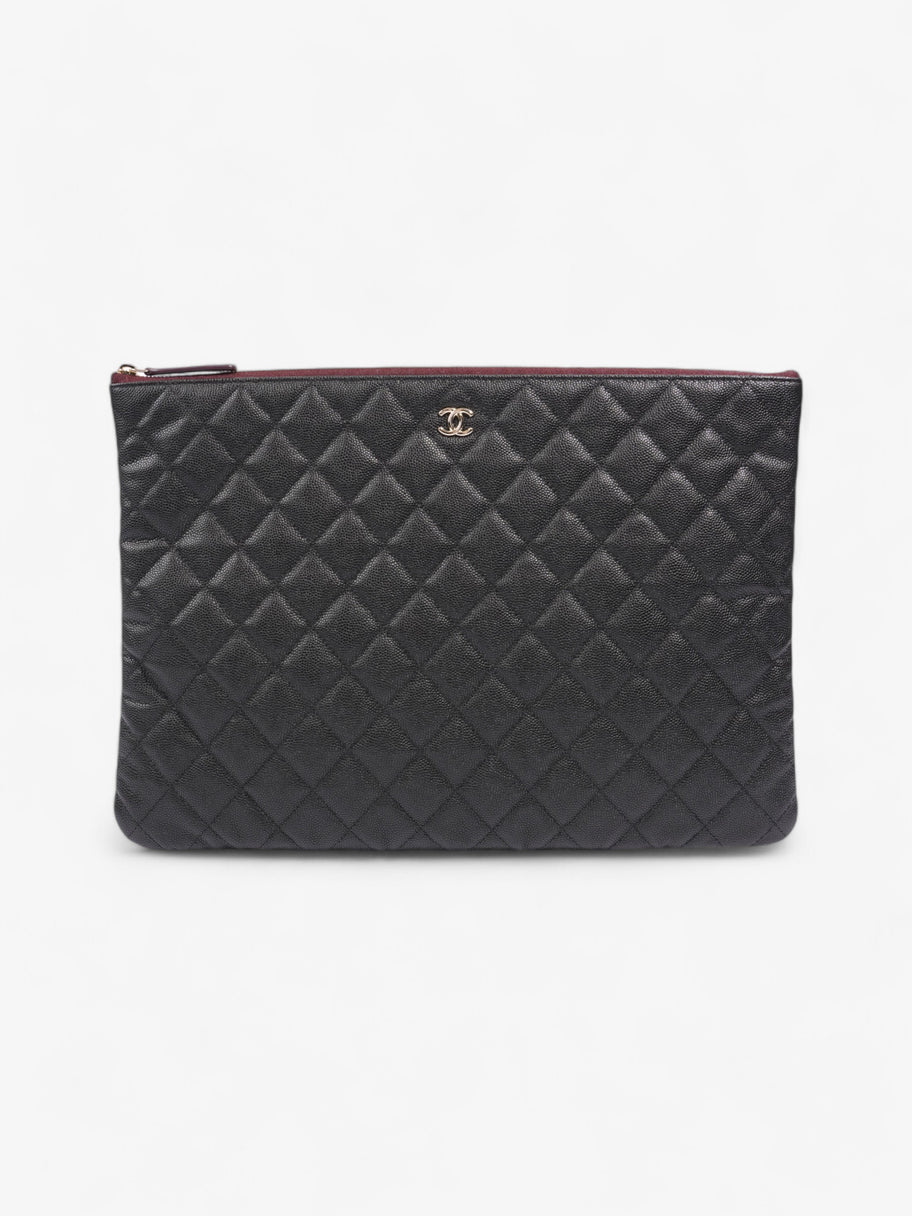 Chanel leather clutch sale