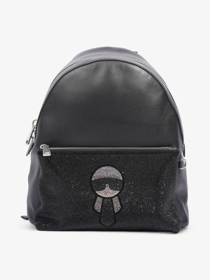 Black designer backpack best sale