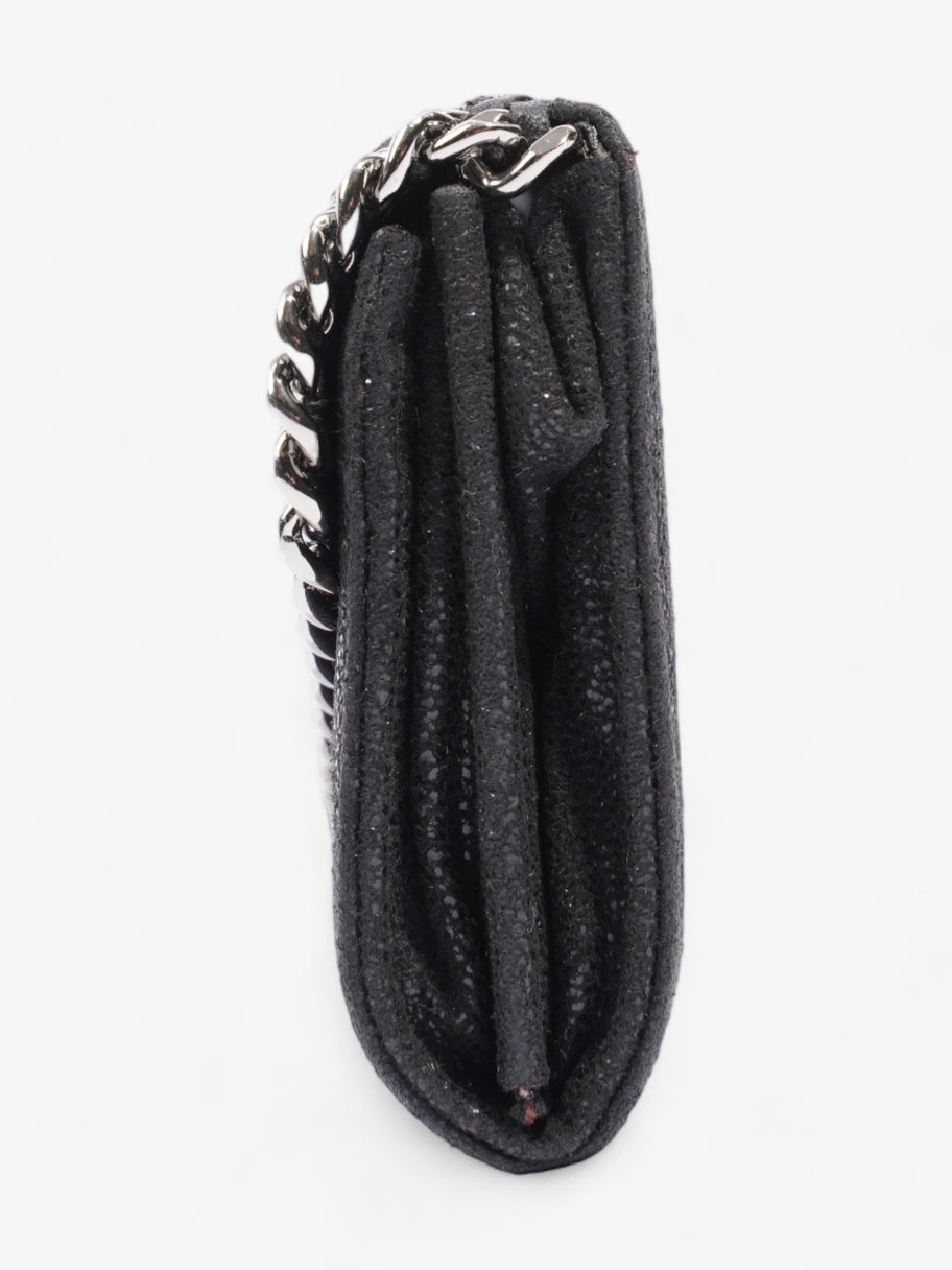 Stella McCartney Falabella Continental Wallet Black Fabric Image 3