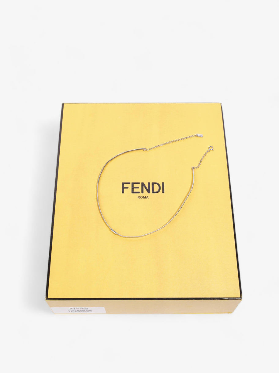 Fendi Small FF Choker Silver Base Metal Image 6