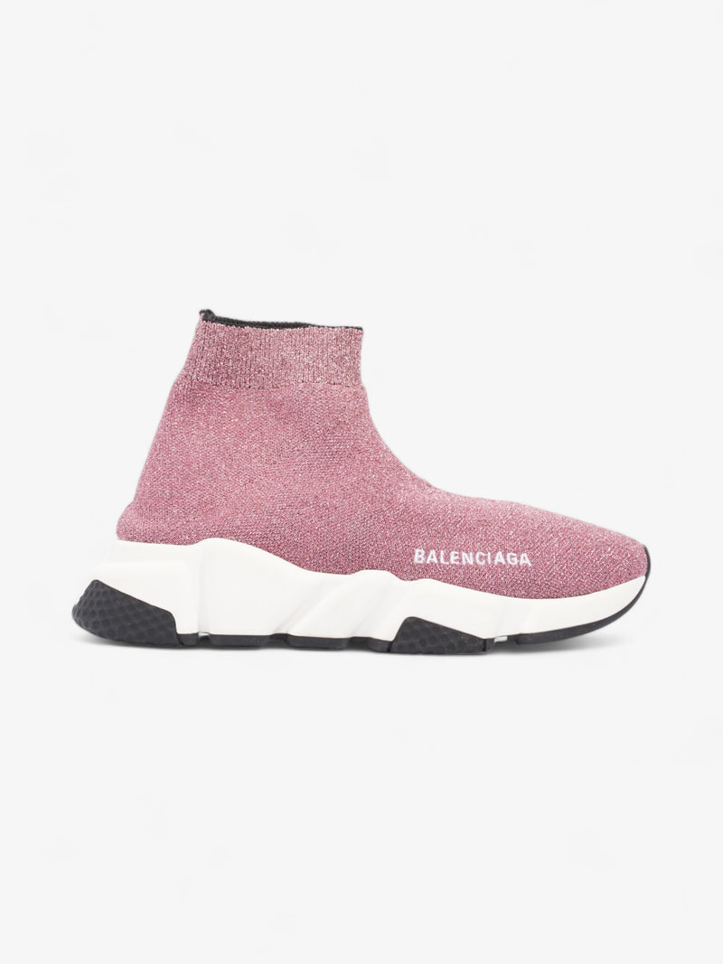  Balenciaga Speed Glitter Pink Cotton EU 36 UK 3