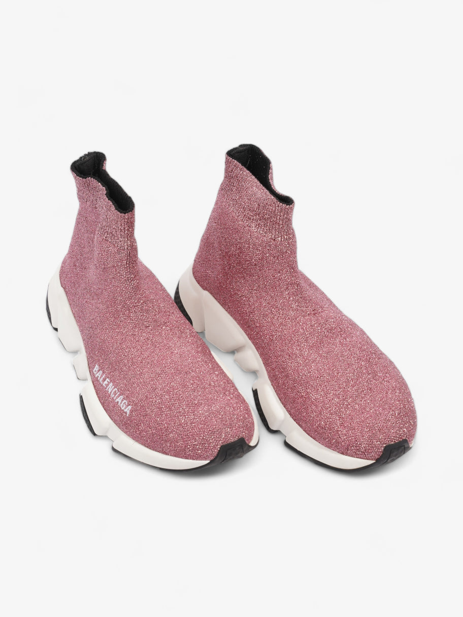 Balenciaga Speed Glitter Pink Cotton EU 36 UK 3 Image 8