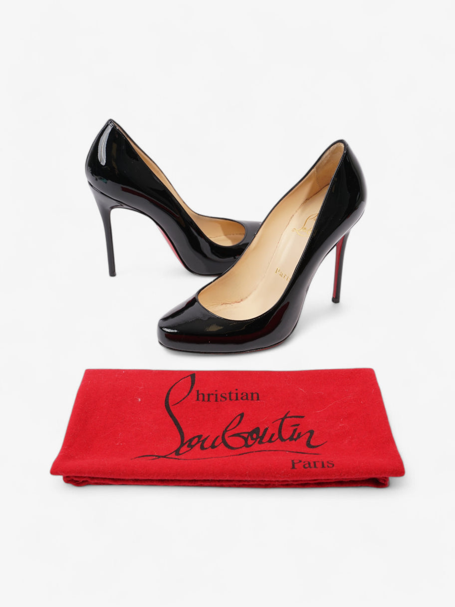 Christian Louboutin Simple Pump 100 Black Patent Leather EU 37 UK 4 Image 9