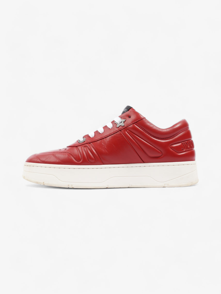 Jimmy Choo Hawaii Sneakers Red Leather EU 39 UK 6 Image 3