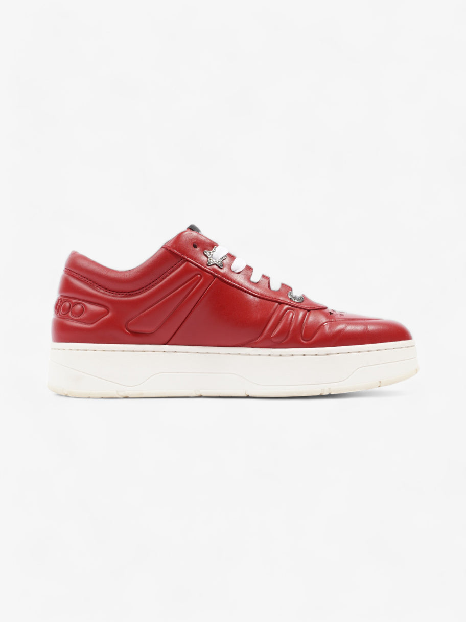 Jimmy Choo Hawaii Sneakers Red Leather EU 39 UK 6 Image 4