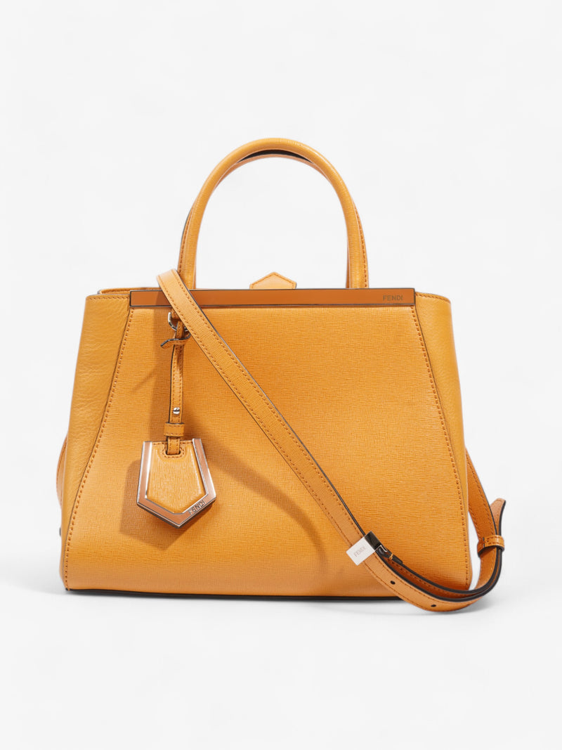  Fendi 2Jours  Orange Leather