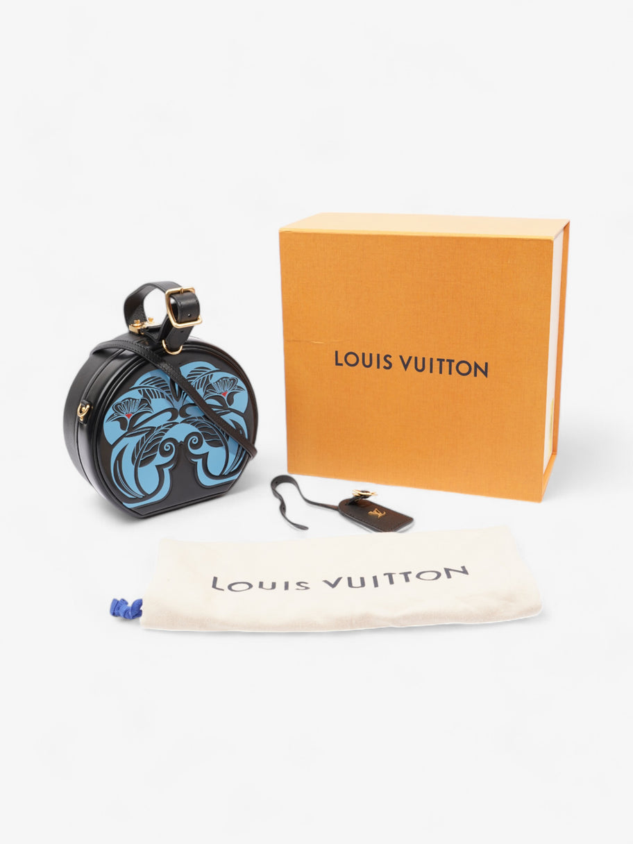 Louis Vuitton Anachro Bleu Petite Boite Chapeau Black / Blue Leather Image 8