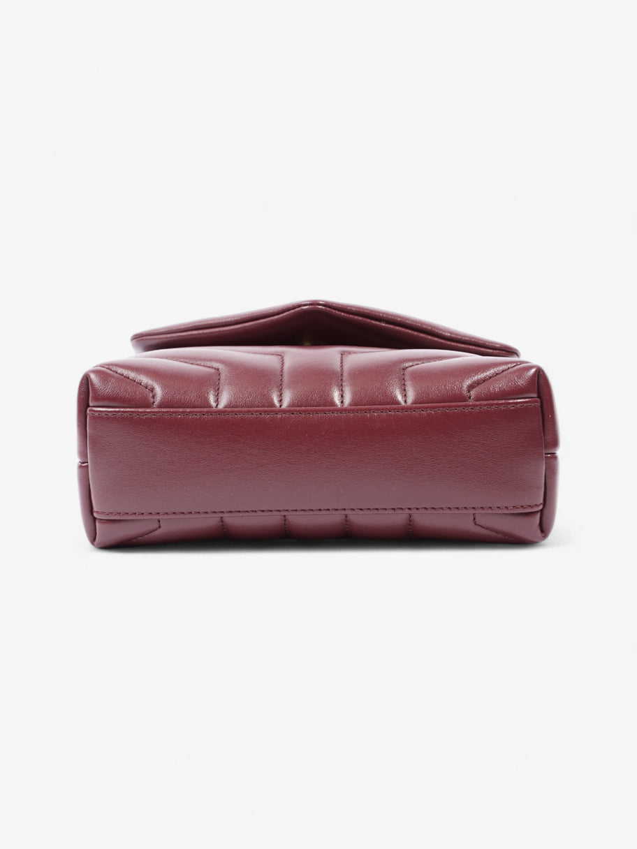 Saint Laurent Toy Lou Lou Burgundy Lambskin Leather Image 6