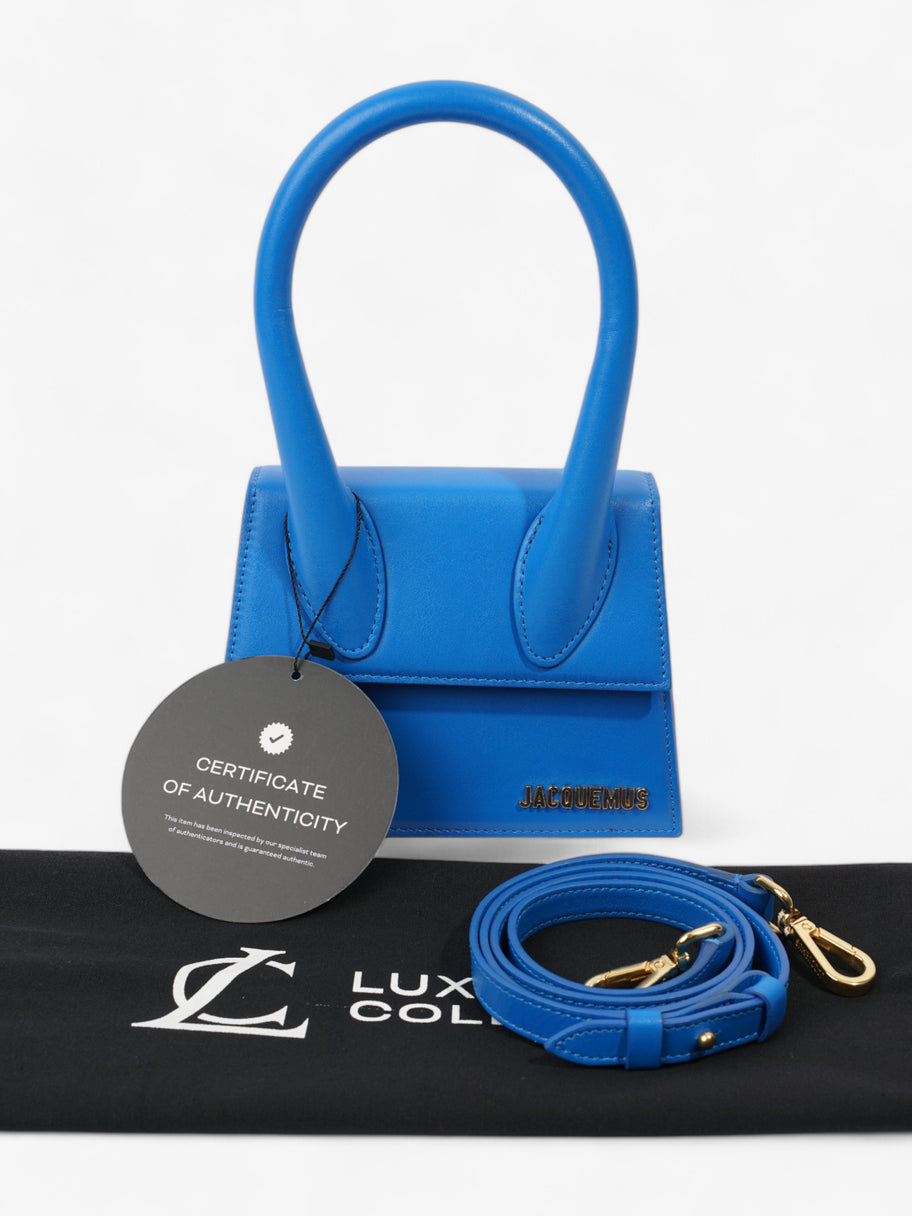 Jacquemus Jacquemus Le Chiquito Moyen Blue Leather Image 11