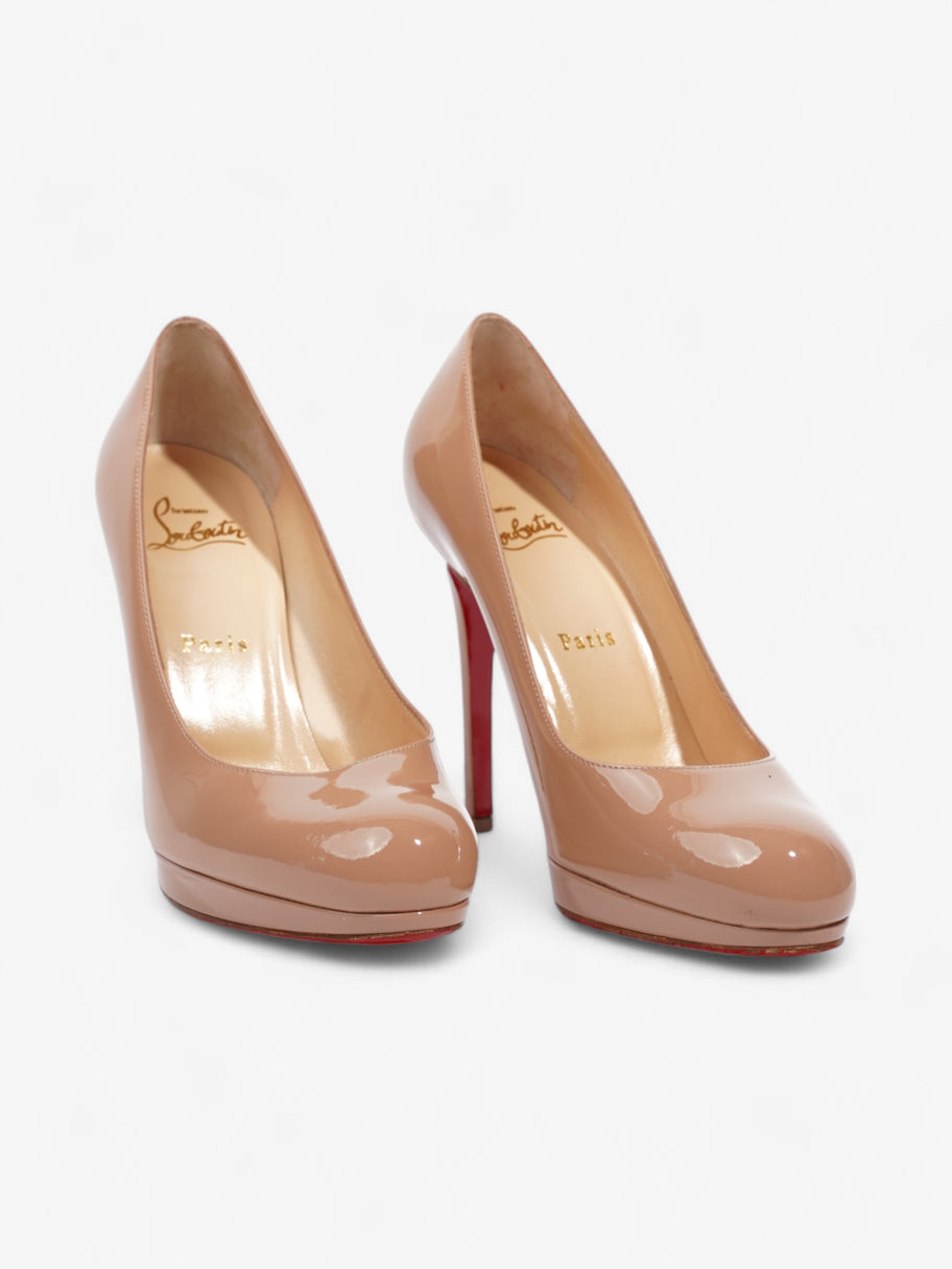 Christian Louboutin New Simple Pump 100 Nude Patent Leather EU 37 UK 4 Image 2