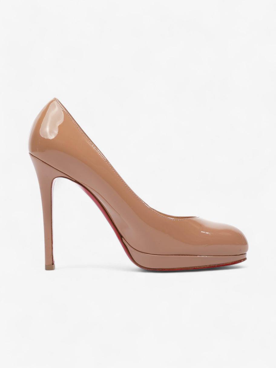 Christian Louboutin New Simple Pump 100 Nude Patent Leather EU 37 UK 4 Image 4