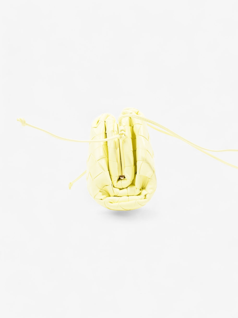 Bottega Veneta The Pouch Yellow Intrecciato Leather Mini Image 3