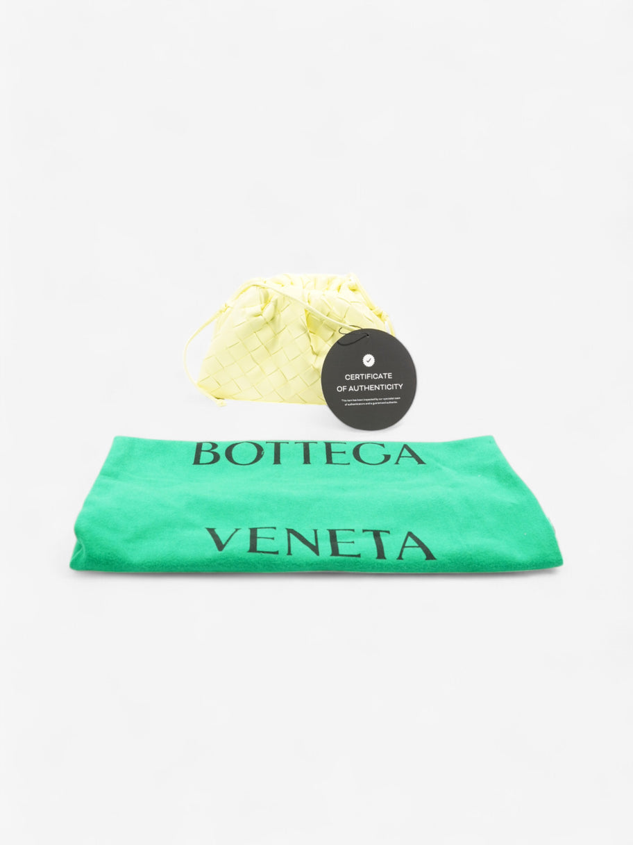 Bottega Veneta The Pouch Yellow Intrecciato Leather Mini Image 8