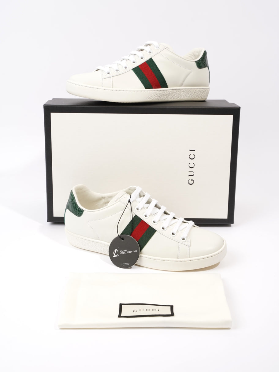 Gucci Ace White / Green / Red Leather EU 37 UK 4 Image 11